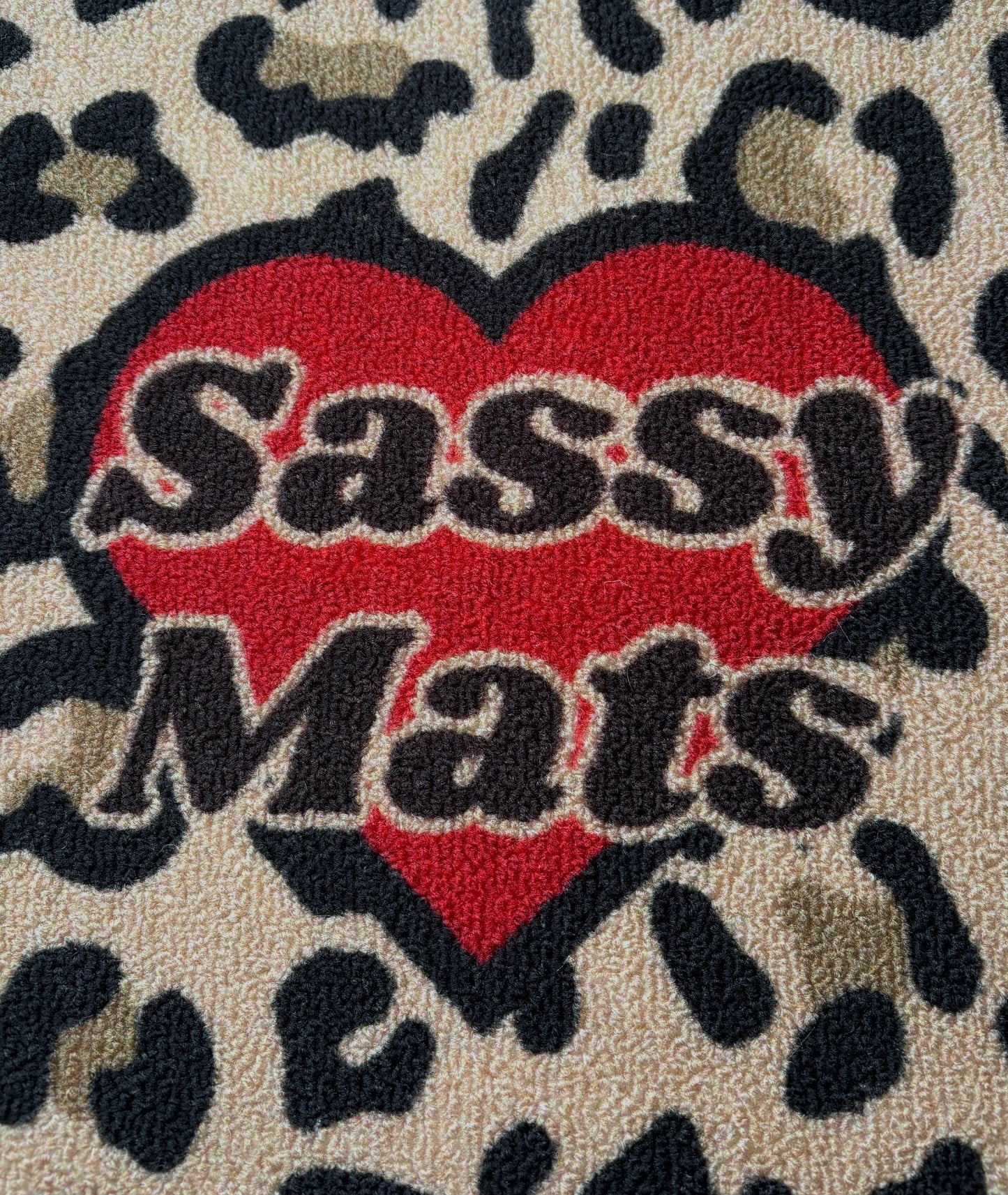 LEOPARD UNIVERSAL CAR MATS x 2
